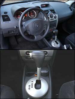 Interior é sóbrio e comandos bem localizados. Já o câmbio é automático saquencial. Interior é sóbrio e comandos bem localizados. Já o câmbio é automático saquencial.