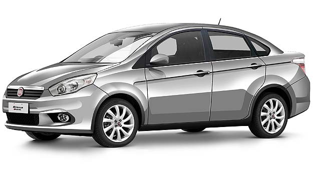 Fiat Siena (Projeção: Renato Aspromonte/Esp.EM/D.A Press)