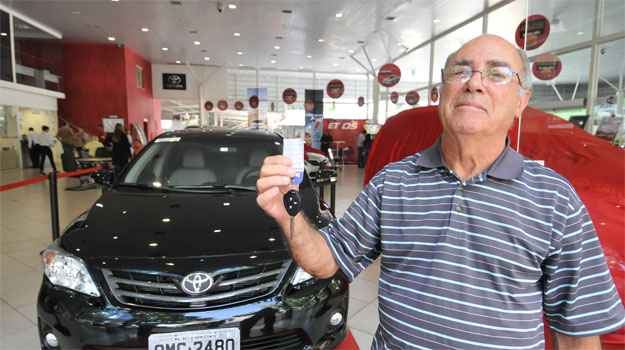 João Feliciano optou por Toyota Corolla, na Osaka, já tendo referências de outros proprietários (Marcos Michelin/EM/D.A Press)