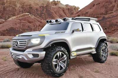 Jipão é equipado com rodas enormes e pneus apropriados para o fora de estrada pesado (Mercedes-Benz/Divulgação)