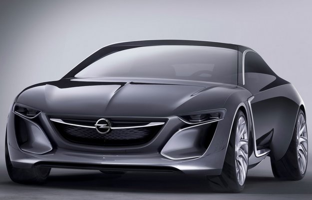 Com visual futurista, novo Monza pretende buscar sucesso do passado (Opel/Divulgação) Com visual futurista, novo Monza pretende buscar sucesso do passado (Opel/Divulgação)