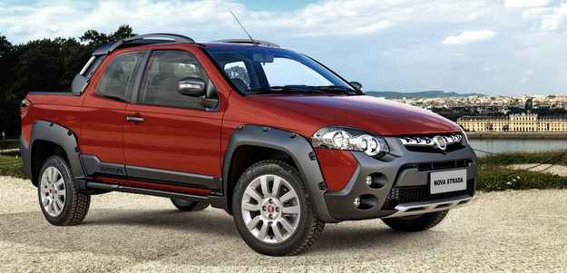 Modelo ganhou um novo design externo e maior volume na caçamba (Fiat/divulgação) Modelo ganhou um novo design externo e maior volume na caçamba (Fiat/divulgação)