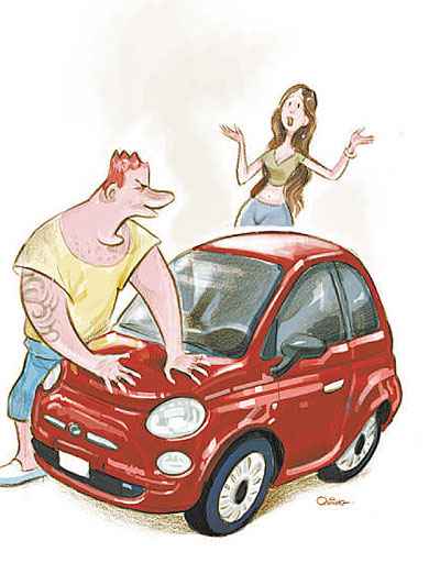 Quanto tempo o motor demora para esfriar? Isso já gerou até briga de casal! (Arte Quinho) Quanto tempo o motor demora para esfriar? Isso já gerou até briga de casal! (Arte Quinho)