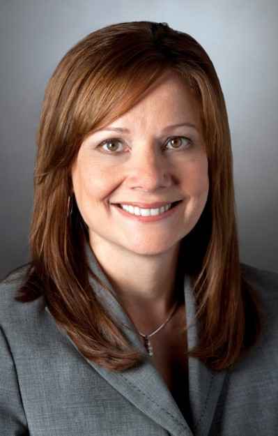 Executiva Mary Barra de 51 anos (GM/divulgação) Executiva Mary Barra de 51 anos (GM/divulgação)