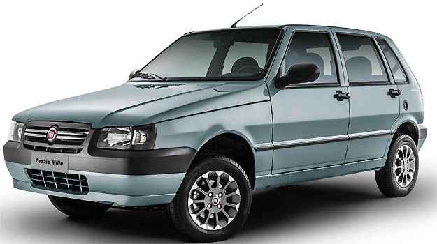 Fiat Uno Mille (Fiat/Divulgação) Fiat Uno Mille (Fiat/Divulgação)