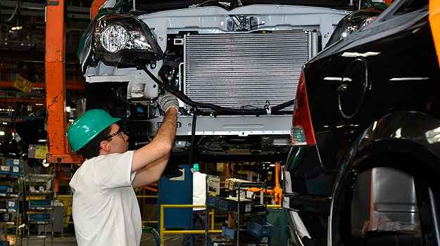 Operários demitidos trabalhavam na fábrica de São José dos Campos (Chevrolet/Divulgação) Operários demitidos trabalhavam na fábrica de São José dos Campos (Chevrolet/Divulgação)