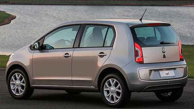 High Up é a opção intermediária, com rodas de liga e sensor de estacionamento (Volkswagen/Divulgação) High Up é a opção intermediária, com rodas de liga e sensor de estacionamento (Volkswagen/Divulgação)