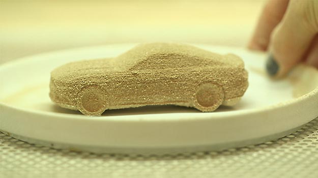 Versão do Mustang feita com torrão de açúcar tem sabor de maçã verde Versão do Mustang feita com torrão de açúcar tem sabor de maçã verde