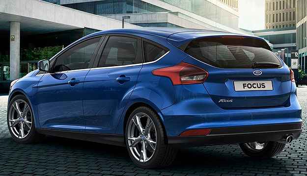 Lateral e traseira foram mantidas no Focus 2015 (Ford/Divulgação) Lateral e traseira foram mantidas no Focus 2015 (Ford/Divulgação)