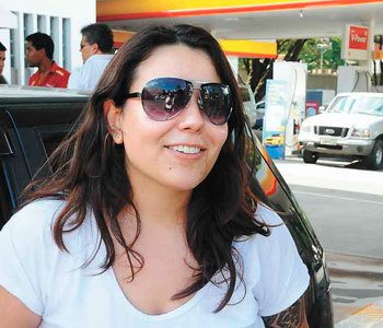 Apesar da moda, para Bárbara o branco suja demais e é cor de táxi (Euler Junior/EM/D.A Press) Apesar da moda, para Bárbara o branco suja demais e é cor de táxi (Euler Junior/EM/D.A Press)