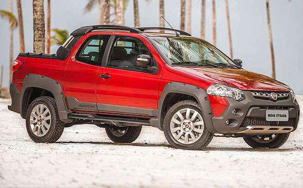 Strada Adventure 1.8 Cabine Dupla - R$ 56.990 (Fiat/Divulgação) Strada Adventure 1.8 Cabine Dupla - R$ 56.990 (Fiat/Divulgação)