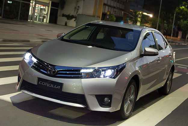 Um dos destaques do novo Corolla está na ousadia do estilo, fugindo do cansativo padrão clássico (Toyota/Corolla) Um dos destaques do novo Corolla está na ousadia do estilo, fugindo do cansativo padrão clássico (Toyota/Corolla)