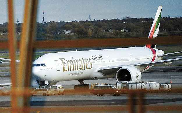 A Emirates foi eleita a melhor companhia aérea do mundo (Emmanuel Dunand -AFP/29/10/10) A Emirates foi eleita a melhor companhia aérea do mundo (Emmanuel Dunand -AFP/29/10/10)