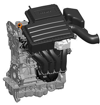 Novo motor tem bloco e cabeçotes feitos em alumínio (Volkswagen/Divulgação) Novo motor tem bloco e cabeçotes feitos em alumínio (Volkswagen/Divulgação)