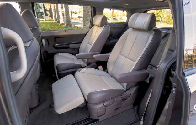 Veículo traz amplo espaço interno para os ocupantes e uma ótima capacidade de carga (Kia/divulgação) Veículo traz amplo espaço interno para os ocupantes e uma ótima capacidade de carga (Kia/divulgação)