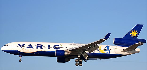 MD11 usado na Copa da Alemanha, em 2006 ((Alexander Karmazin/Airliners.net/Reprodução)) MD11 usado na Copa da Alemanha, em 2006 ((Alexander Karmazin/Airliners.net/Reprodução))