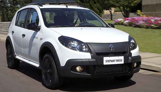 Série especial Stepway Tweed foi uma das últimas novidades do Sandero (Renault/Divulgação) Série especial Stepway Tweed foi uma das últimas novidades do Sandero (Renault/Divulgação)