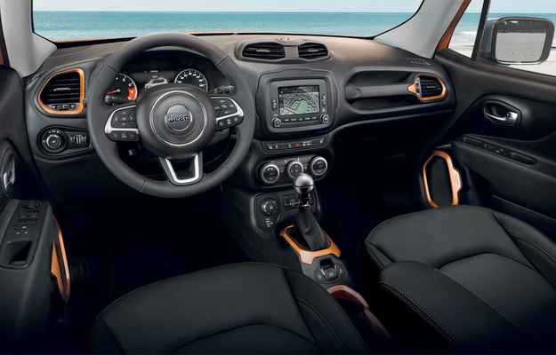O volante é multifuncional (Jeep/Divulgacao) O volante é multifuncional (Jeep/Divulgacao)
