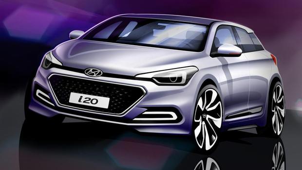 Imagem-teaser é mais atrativo que a versão real do Hyundai i20 (Hyundai/Divulgação) Imagem-teaser é mais atrativo que a versão real do Hyundai i20 (Hyundai/Divulgação)