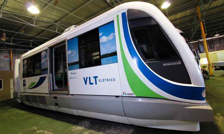 Outro projeto em andamento é um Veículo Leve sobre Trilho (VLT) elétrico - Itaipu/Divulgação